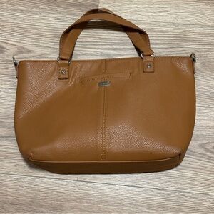 Thirty one Tan Leather Tote Bag